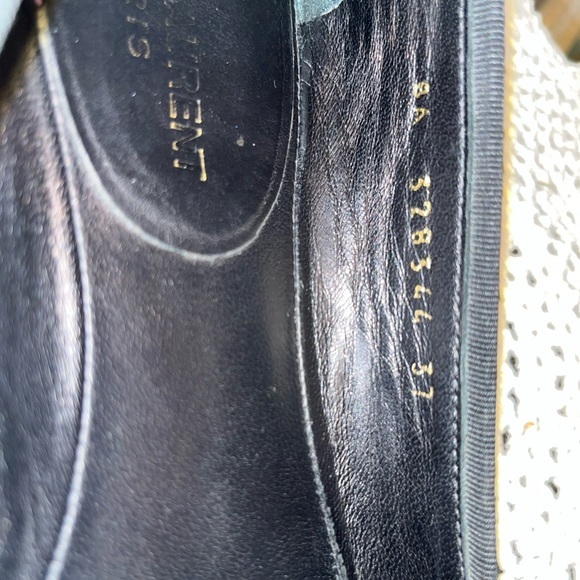 🩰 SAINT LAURENT Leather Printed Ballet Flats 37 🩰 - Picture 3 of 9